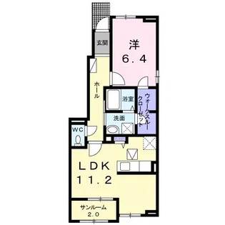 コンフォルト【1階】の間取り