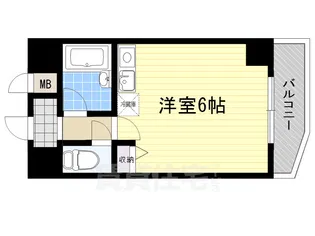 フレア新大阪【7階】の間取り