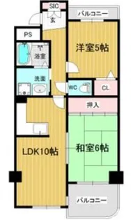 リアライズ荒本【4階】の間取り