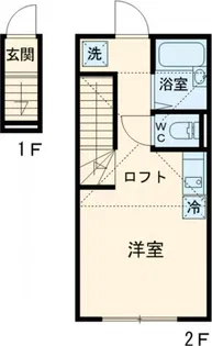 アートヒルズ若葉町【2階】の間取り