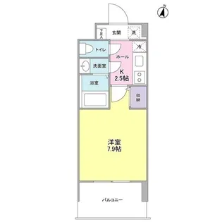 ラークガーデン木場【3階】の間取り