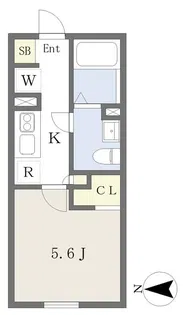 Reve Residence 白金台III【4階】の間取り