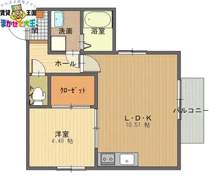 アベリア【3階】の間取り