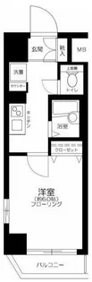 シンシア明大前【3階】の間取り