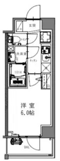 S-RESIDENCE本中山aloria【3階】の間取り