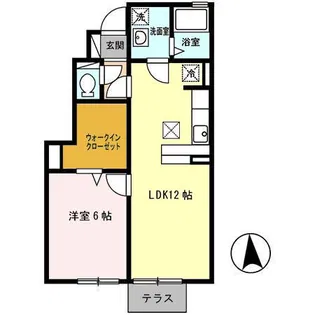 アーバンハイツ七日町【1階】の間取り