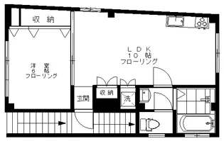 山口ビル【2階】の間取り