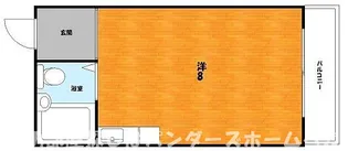 1Rの間取り画像