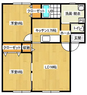 マームコート【1階】の間取り