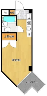 1Rの間取り画像