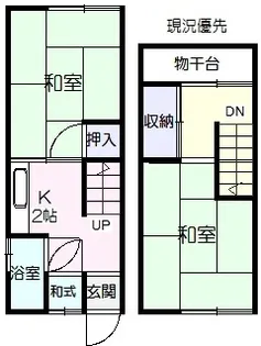 高橋アパートの間取り