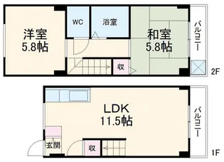 リッツコートの間取り