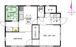 若松ビル【1階】の間取り