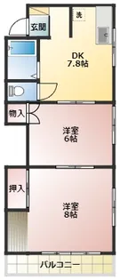 第八西山荘【1階】の間取り