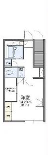 レオパレス森下【1階】の間取り