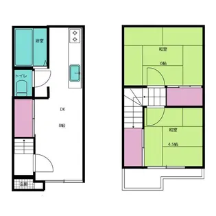 KE6番館Bの間取り