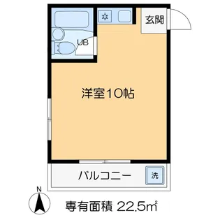 コーポ自然学舎【2階】の間取り