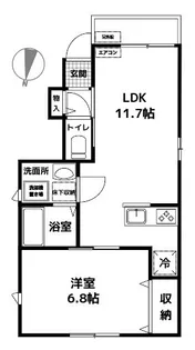 ブランノワール【1階】の間取り