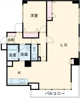 高崎鞘町シティハウス【9階】の間取り