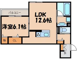ファミールMNK【1階】の間取り