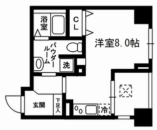 レジディア東日本橋【3階】の間取り