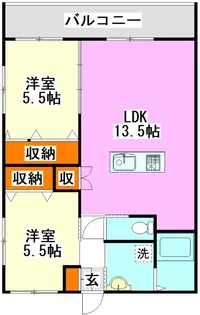 スペランツァI【1階】の間取り