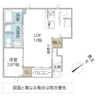 エスポワール生田町【1階】の間取り