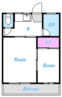 東京都昭島市緑町4【マンション】の間取り