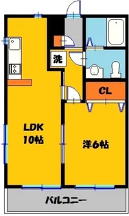 レジデンス桜田【2階】の間取り