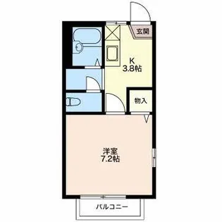 フレグランス ランド D【1階】の間取り
