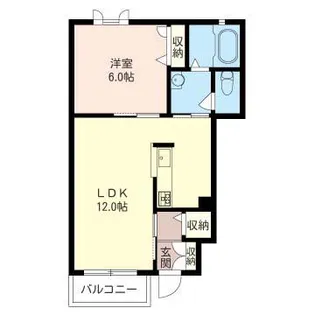 リヴェール三鷹1号館【1階】の間取り