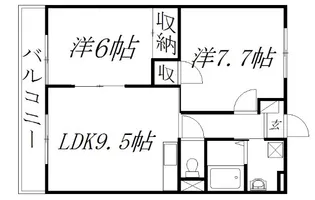 オールウェイズ【1階】の間取り