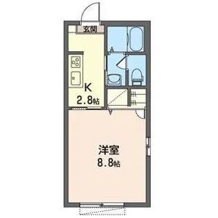 栃木県下都賀郡野木町大字丸林【アパート】の間取り