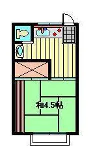 アパート三景【1階】の間取り