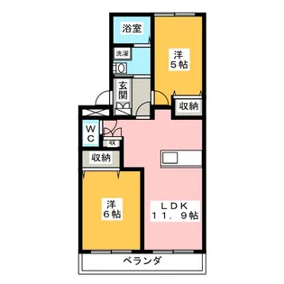 グローリアスM・T・K【2階】の間取り