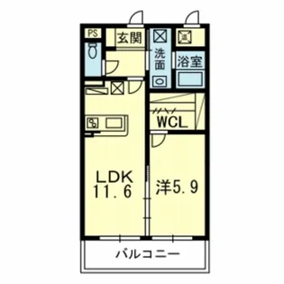 M.Solare【4階】の間取り
