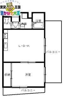 三愛ビル9【10階】の間取り