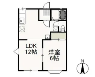 ファミーユKI【1階】の間取り