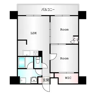 群馬県高崎市元紺屋町【マンション】の間取り