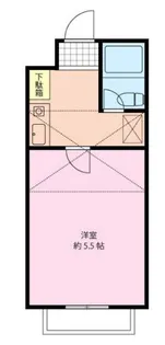 ジュネパレス松戸第154【2階】の間取り