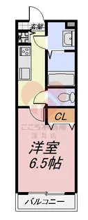 シャルマンフジもずイースト【2階】の間取り