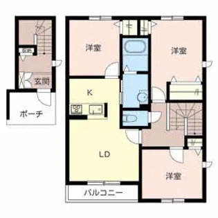 3LDKの間取り画像