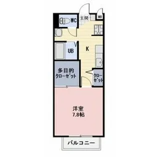 シャンベール森川A【2階】の間取り