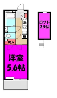 フェリス金町【2階】の間取り