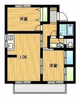 ユトリロ新栄【2階】の間取り