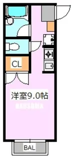 東京都北区志茂4【アパート】の間取り