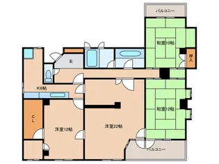 スクエアファースト岡崎【2階】の間取り