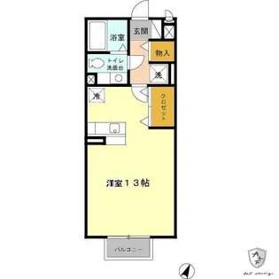 サンハイツina【2階】の間取り