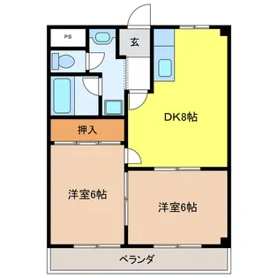 コーラスライン【2階】の間取り