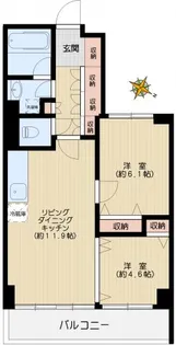 アーバンシティ音羽【11階】の間取り